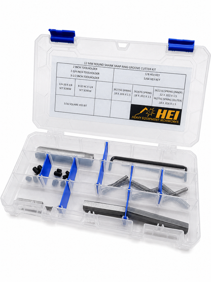 12 mm Round Shank Snap Ring Groove Cutter Kit HEI