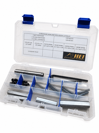 16 mm Round Shank Snap Ring Groove Cutter Kit HEI