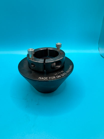 45 to 90mm alignment cones with integral jacking clamps for 40mm bar