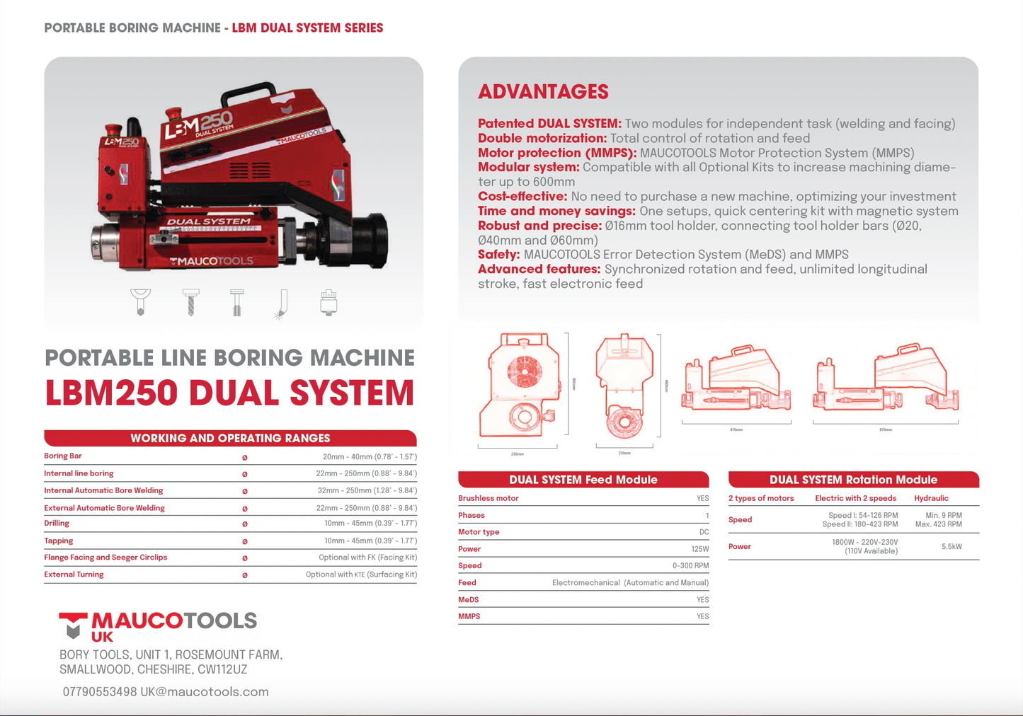 Maucotools LBM 250 Dual System