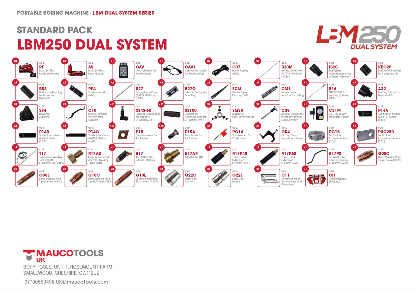 Maucotools LBM 250 Dual System